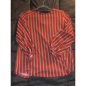 Adrianna papell striped top